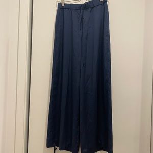 Theory Satin wide pants